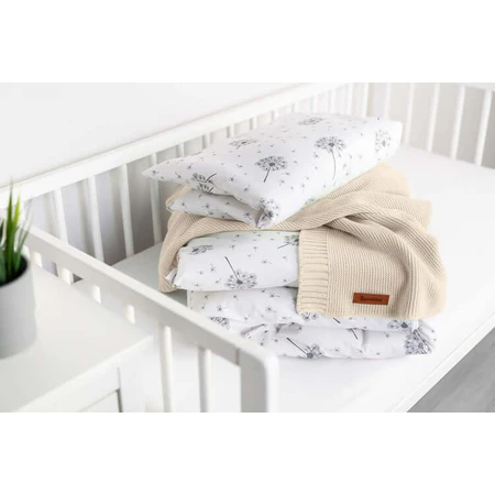 Decke aus Bambus und Baumwolle - Cappuccino 80X100