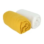 Sheets 2 Sheets 60X120Cm 100% Cotton White/Crepe Babycalin