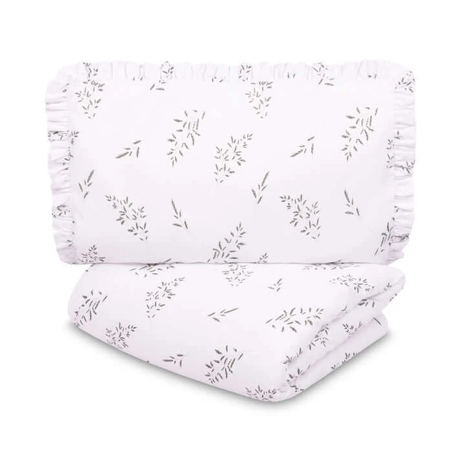 Juego de Dormitorio 2 Piezas Ramitas Verdes 100X135 Sm Sensillo