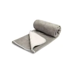 Plüsch-Decke Grau 80X100
