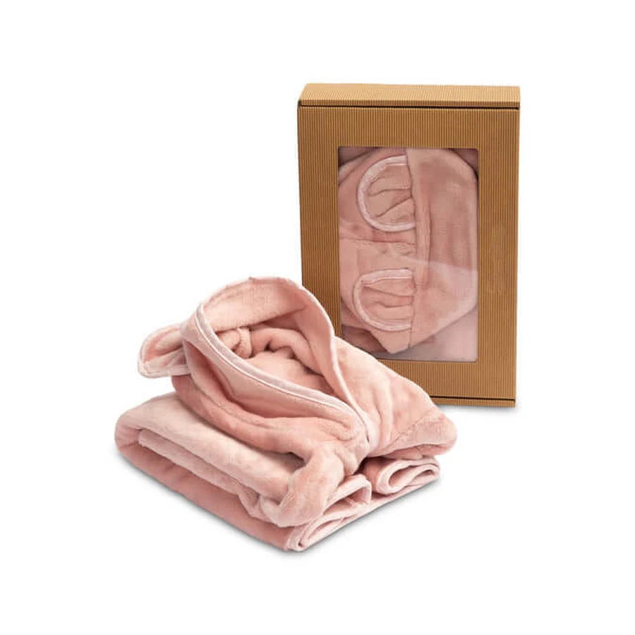 Bademantel Teddybär Rosa