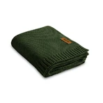 Bambus-Baumwoll-Decke grün 100X80