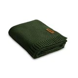 Bamboo and cotton blanket green 100X80