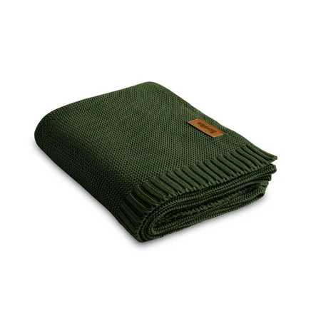 Bambus-Baumwoll-Decke grün 100X80