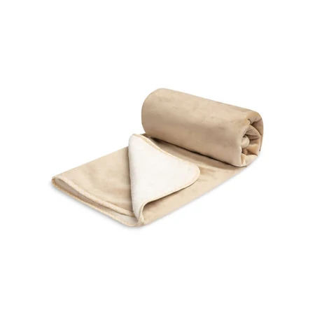 Manta de felpa Beige 80X100