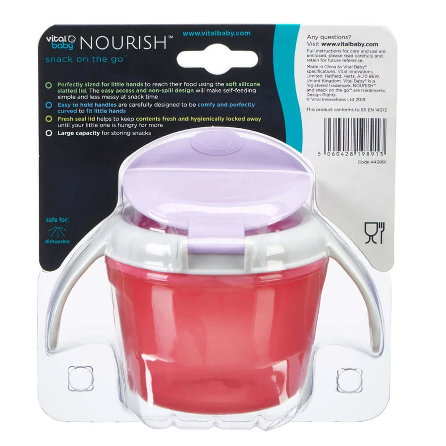 Feeding bowl without spilling Purple Vital Baby