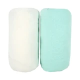 Sábanas 2 Broy 60X120Cm 100% Algodón Blanco/Turquesa Babycalin