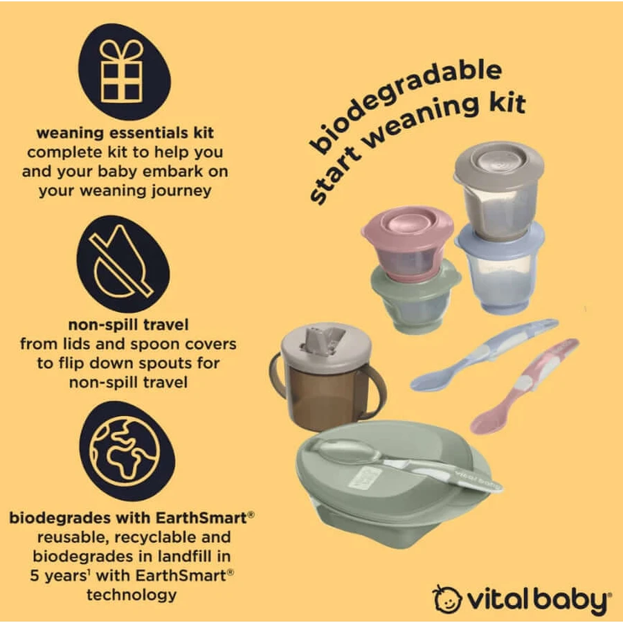 Kit básico de alimentación para bebés Earthsmart Vital