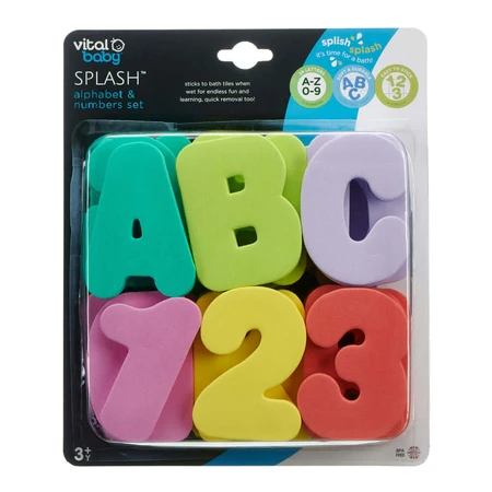 Vital Baby Badespielzeug Buchstaben und Zahlen