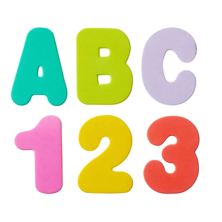 Vital Baby Badespielzeug Buchstaben und Zahlen