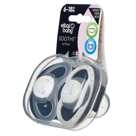 Beruhigungssauger mit Luftstrom 6-18 Monate Vital Baby