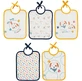 Lote de 5 baberos 20X25cm - Toutou Babycalin