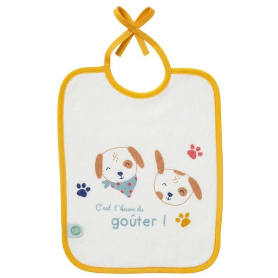 Satz von 5 Lätzchen 20X25cm - Toutou Babycalin