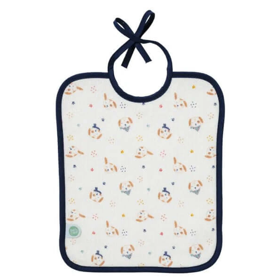 Satz von 5 Lätzchen 20X25cm - Toutou Babycalin