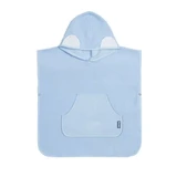 Poncho voor badkamer blauw