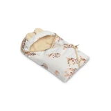 Muslin Diaper 90X90Cm Beige Bunny For Car Seat 0-13Kg