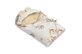Couche en Mousseline 90X90Cm Beige Bunny Pour Siège Auto 0-13Kg