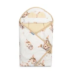 Muslin Luier 90X90Cm Beige Konijntje Voor Autostoel 0-13Kg