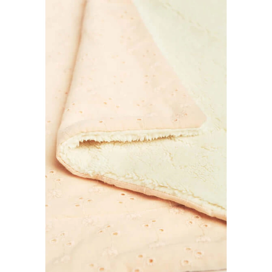 Embroidered Blanket 80X100 Frosting Plush