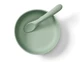 Mint Vital Baby Silicone Vacuum Cup and Spoon Set