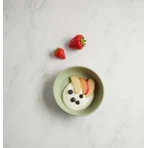 Juego de Vaso y Cuchara de Silicona para Vacío Mint Vital Baby
