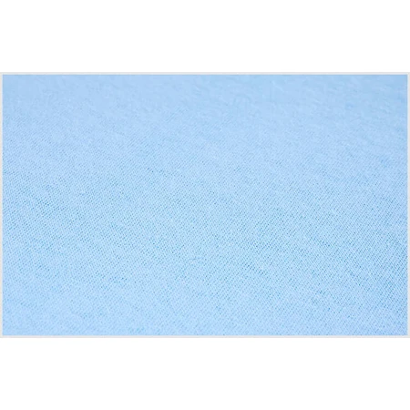 Cotton Sheet With Elastic Jersey Blue 120X60 Sensillo