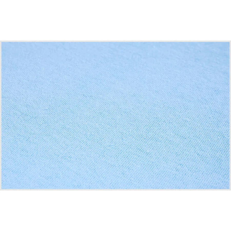Cotton Sheet With Elastic Jersey Blue 120X60 Sensillo