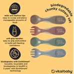 Earthsmart Vital Baby Cucharas especiales para autoalimentación