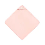 Babyhandtuch mit Kapuze 100X100 Sm Kaninchen Rosa Sensillo