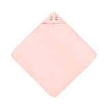 Baby Towel With Hood 100X100 Sm Rabbit Pink Sensillo