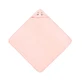 Babyhandtuch mit Kapuze 100X100 Sm Kaninchen Rosa Sensillo