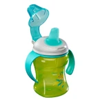 Einfacher Trinklernbecher mit abnehmbaren Henkeln 260 ml. Grünes Vital Baby