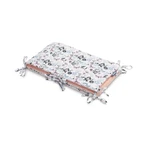 Bavoir en coton Papillons roses