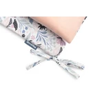Bavoir en coton Papillons roses