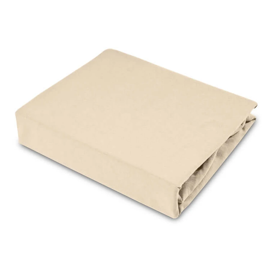 Cotton Sheet With Eraser Jersey Cappuccino 60X120 Sensillo