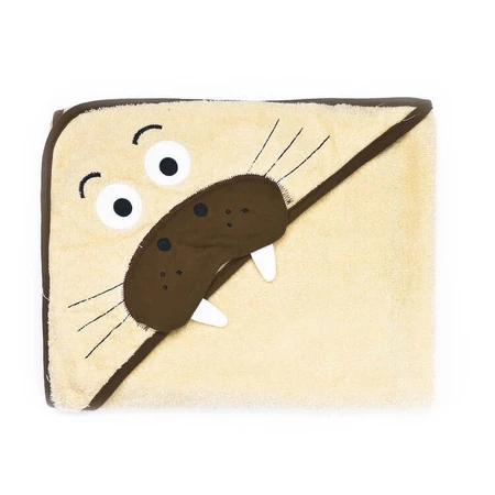 Badetuch Walross Water Friends Beige