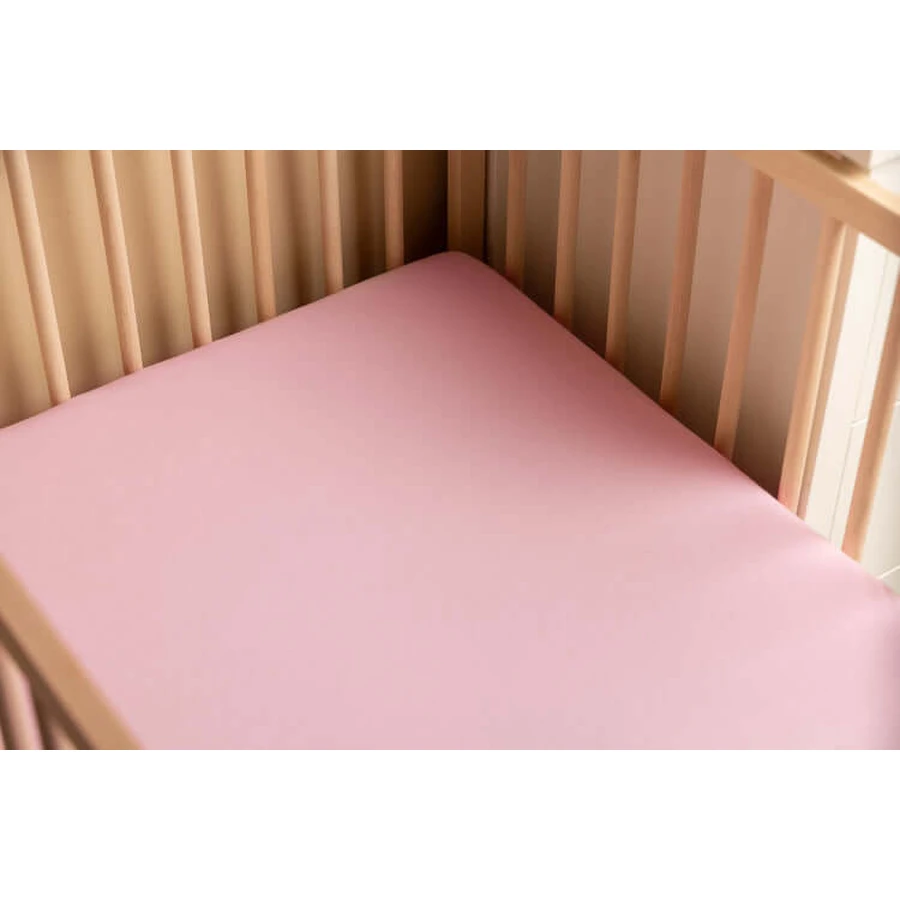 Cotton Sheet With Eraser Jersey Deluxe Pink 60X120 Sensillo