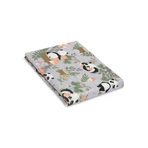 Muslin Diaper Panda And Fox 120X120 Cm