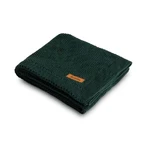 Blanket 100% Cotton Dark Green 100X80