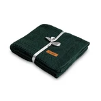 Blanket 100% Cotton Dark Green 100X80