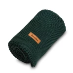 Blanket 100% Cotton Dark Green 100X80