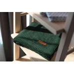 Blanket 100% Cotton Dark Green 100X80