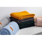 Blanket 100% Cotton Dark Green 100X80
