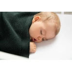 Blanket 100% Cotton Dark Green 100X80