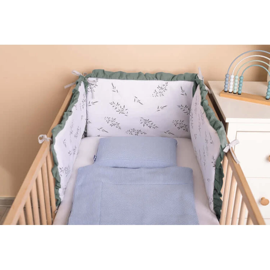 Abdeckung für Bett Zweige Grün Sensillo