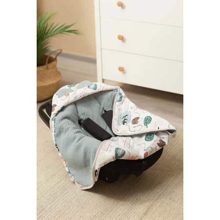 Muslin Luier 90X90Cm Egel Voor Autostoel 0-13Kg