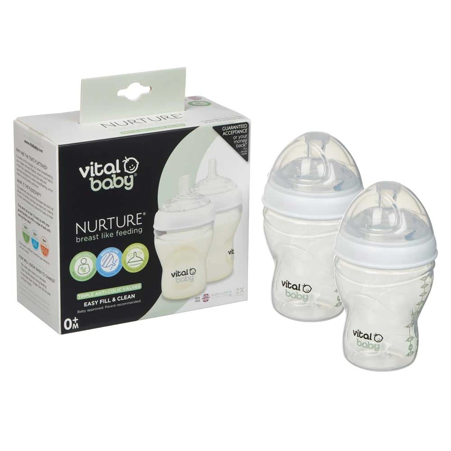 Feeding bottles Anti-Colic 240 ml. 0+ Vital Baby