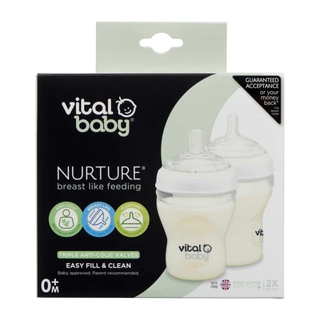 Feeding bottles Anti-Colic 240 ml. 0+ Vital Baby