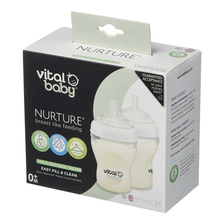 Feeding bottles Anti-Colic 240 ml. 0+ Vital Baby