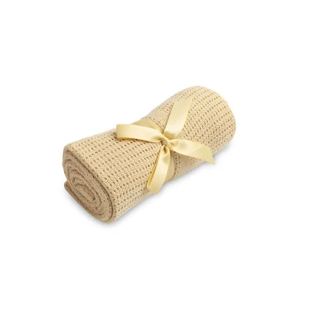 Blanket 100% Cotton Moli Beige Sensillo